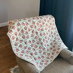 Hand-quilted Noah’s Ark Baby Blanket